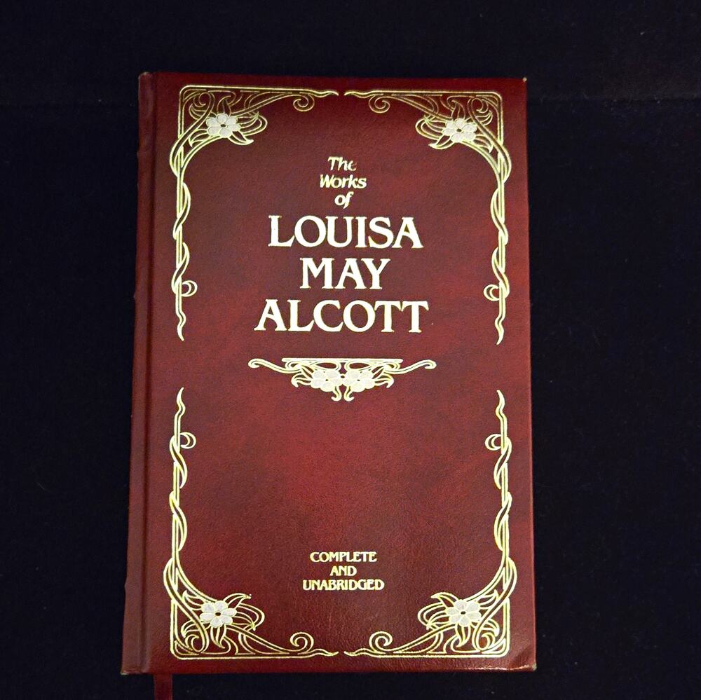 The Works of Louisa May Alcott HC Leather Bound Unabridged Illustrated 1982